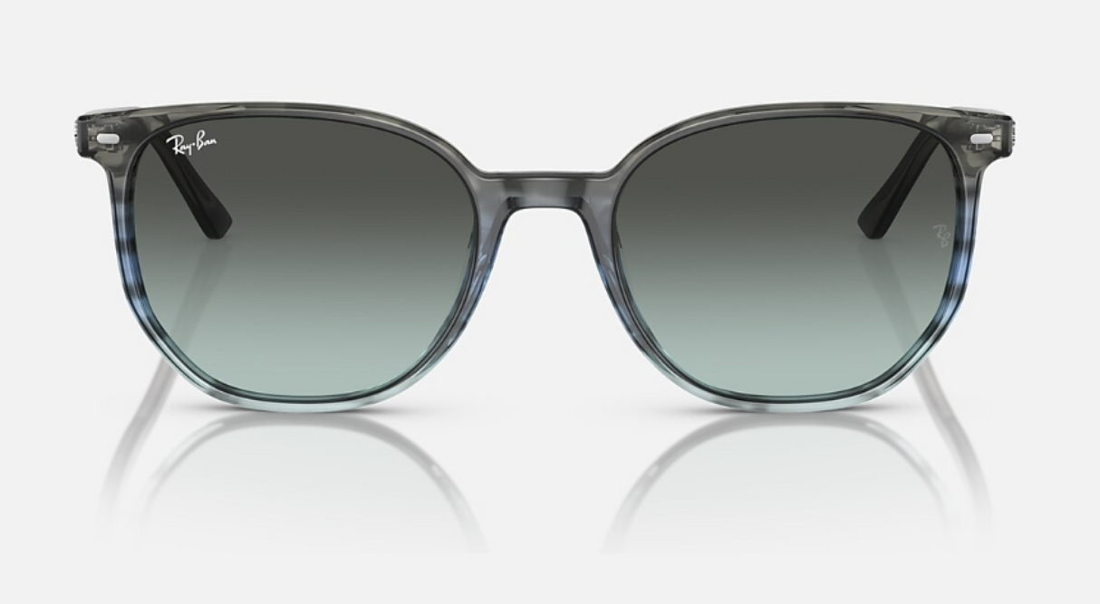 Ray-Ban<br>Elliot Striped Gray Gradient Blue