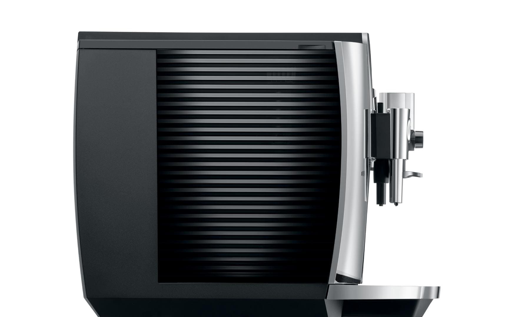 Kaffeevollautomat E8 Chrom (SB)<br>Zweitassen-Vollautomat mit «Extra Shot»-Zusatzfunktion