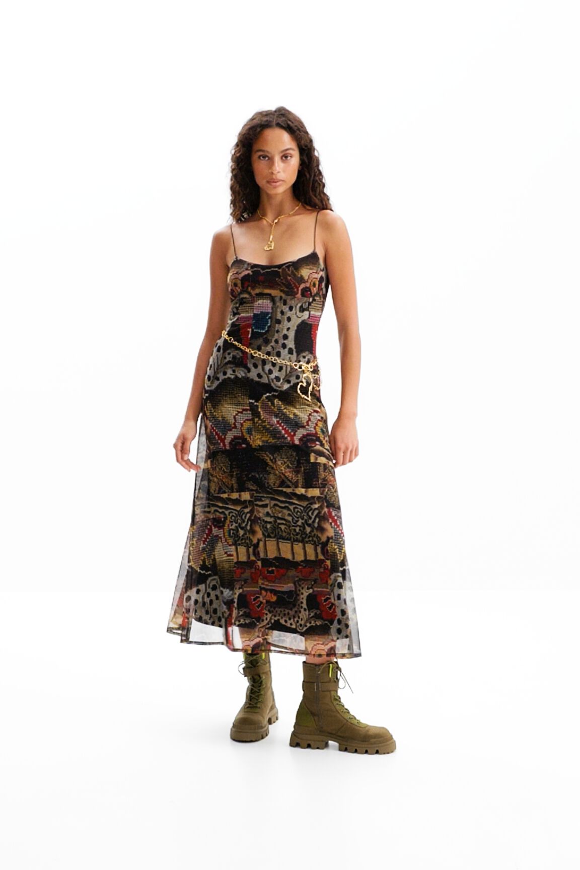 Robe midi tapisserie M. Christian Lacroix