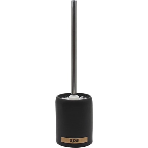 Brosse WC - avec support céramique - SPA Noir