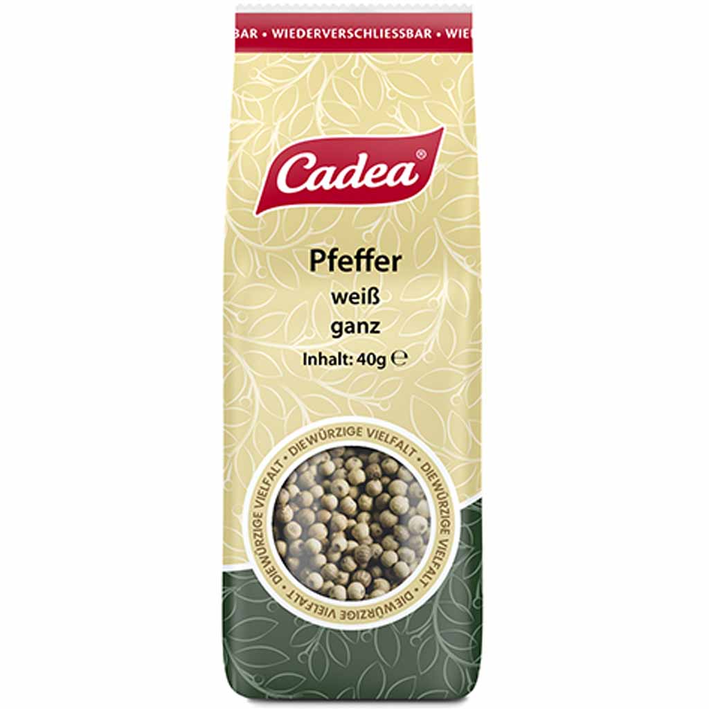 Cadea Pfeffer ganz weiß 40g MHD:30.11.27