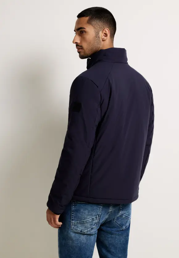 Jacke mit Steppeinsatz - deep night blue