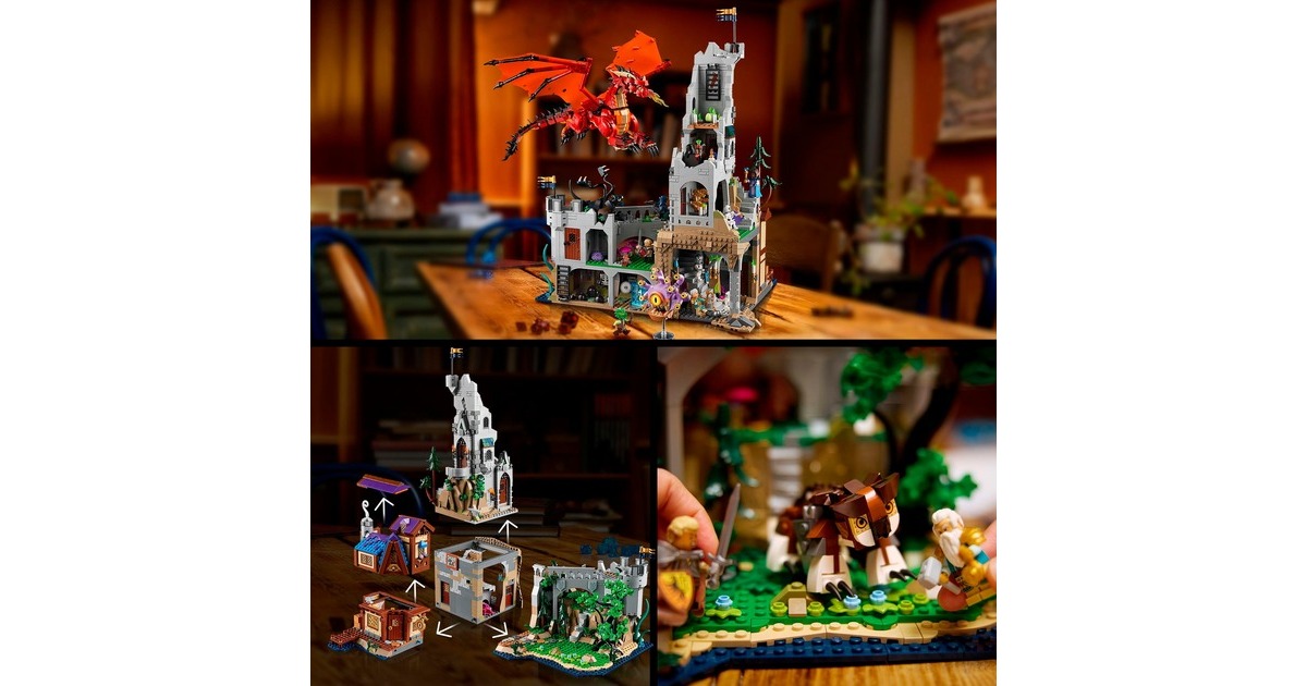 LEGOIdeas - Dungeons & Dragons: het verhaal van de rode draak Constructiespeelgoed  (21348)