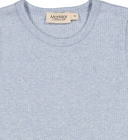 MarMar T-Shirt - Rib - Modal - Plain - Frisch Air Melange