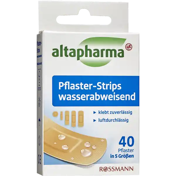 Pflaster-Strips wasserabweisend