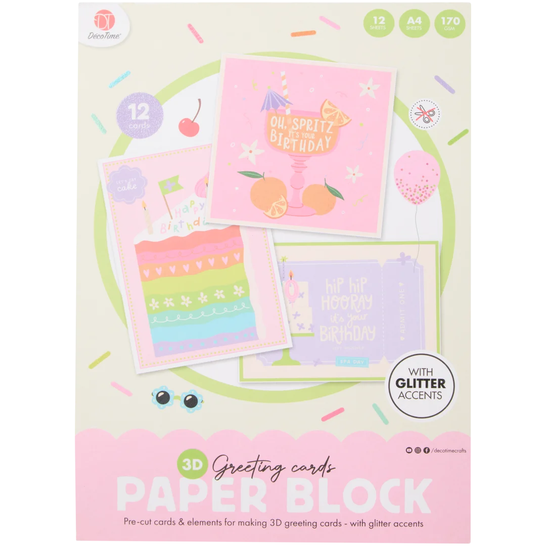 Bloc de papier créatif DécoTime