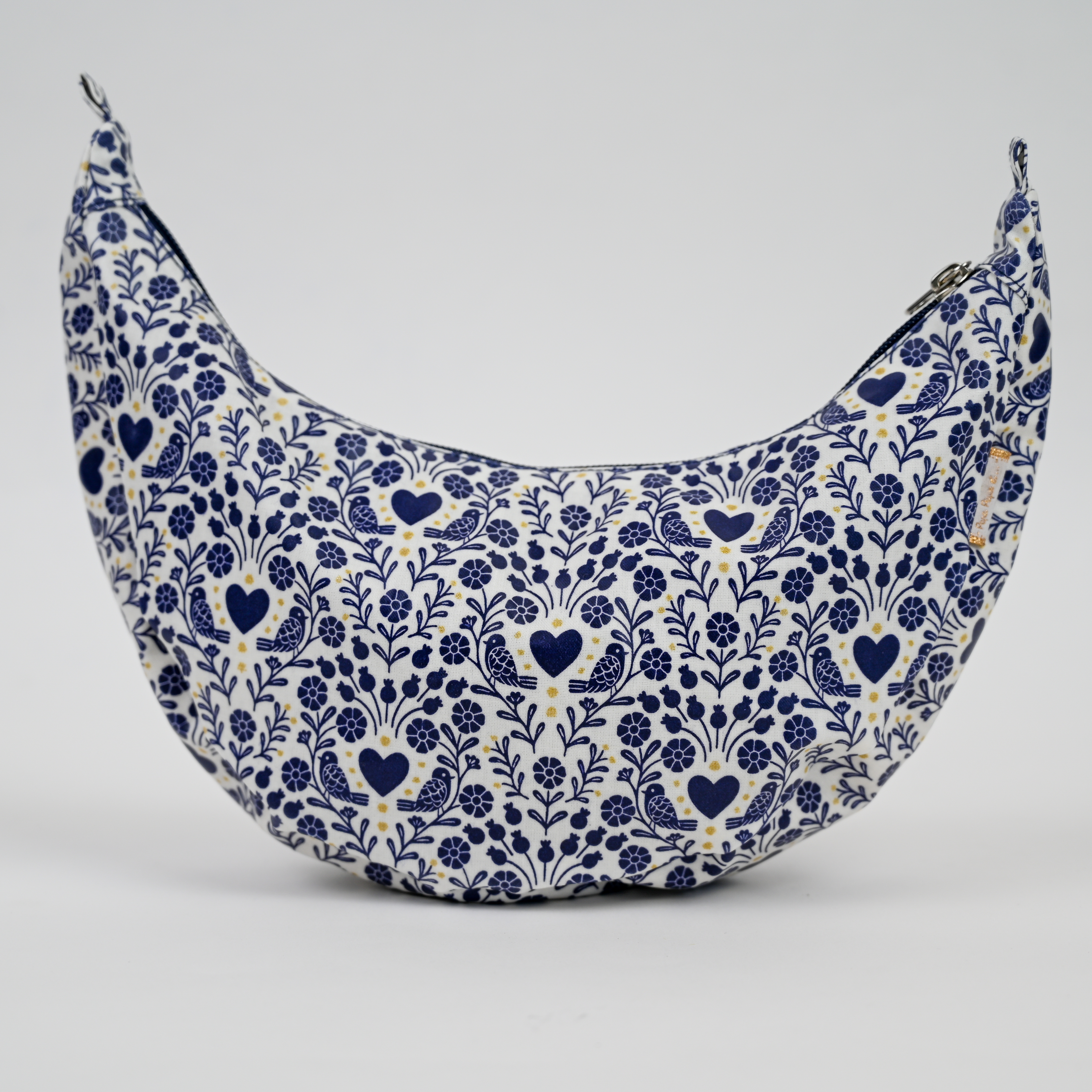 Petit Sac Demi Lune Scandinavia Bleu