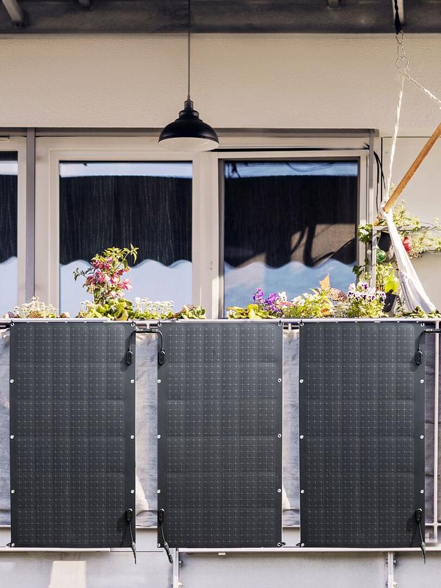 Flexibles Solarkraftwerk, 600 W Leistung