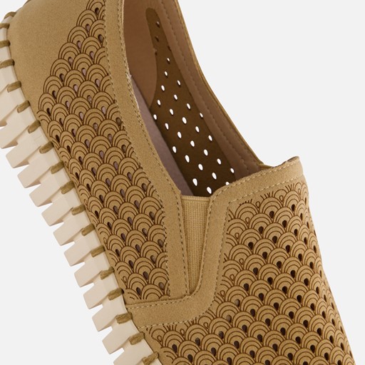 Ilse Jacobsen Tulip140 Instappers beige Microvezel