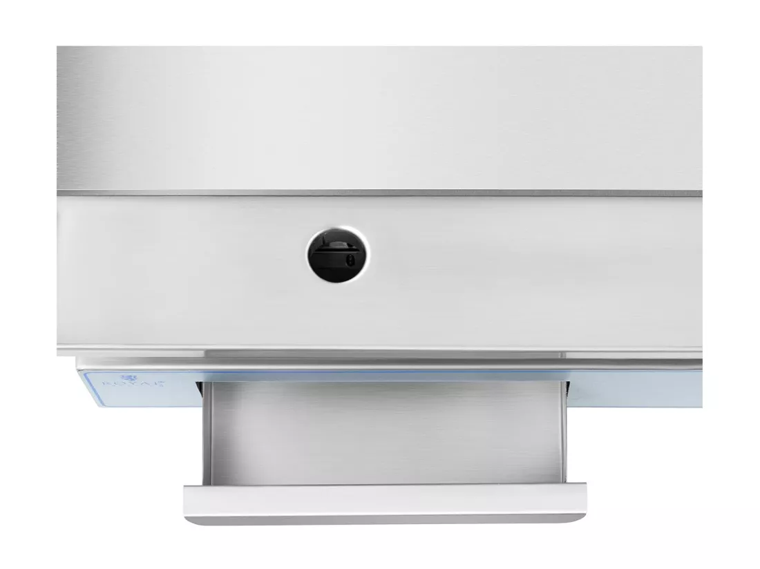 Plancha électrique professionnelle en argenté 57.5 x 48.5 x 29 cm 14_0004070