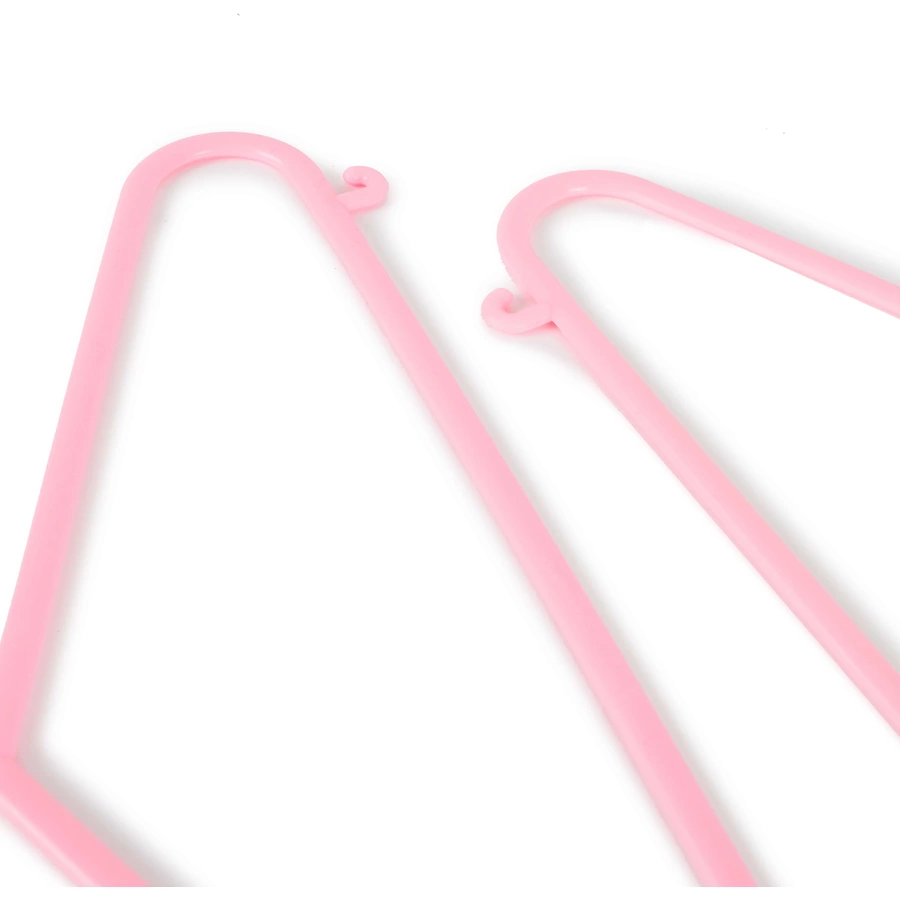 bieco Kleiderbügel aus Kunststoff 8 Stück rosa