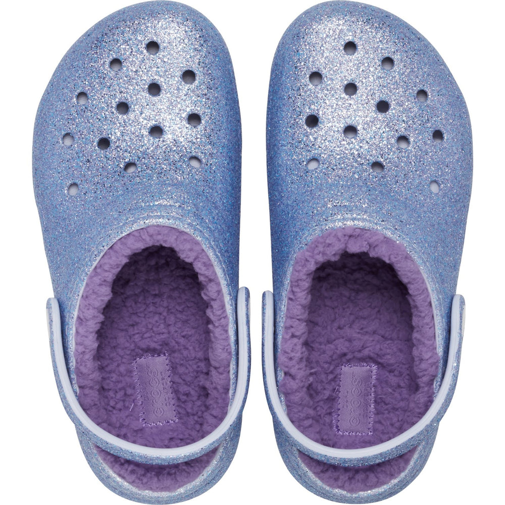 Køb Crocs Frosted Glitter Classic Lined Glitter Clog