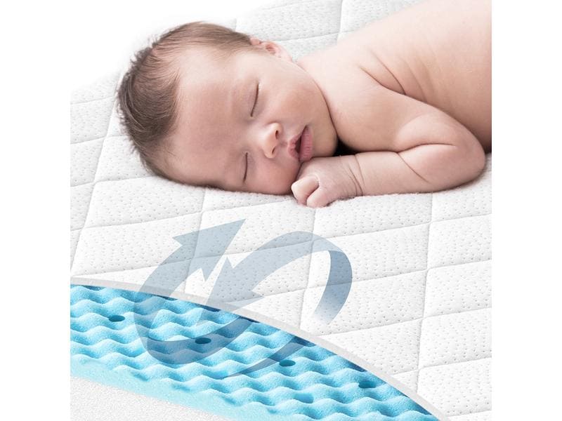 Julius Zöllner Babymatratze Dr. Lübbe Air Premium 60 x 120 Matratze für Babys und Kleinkinder