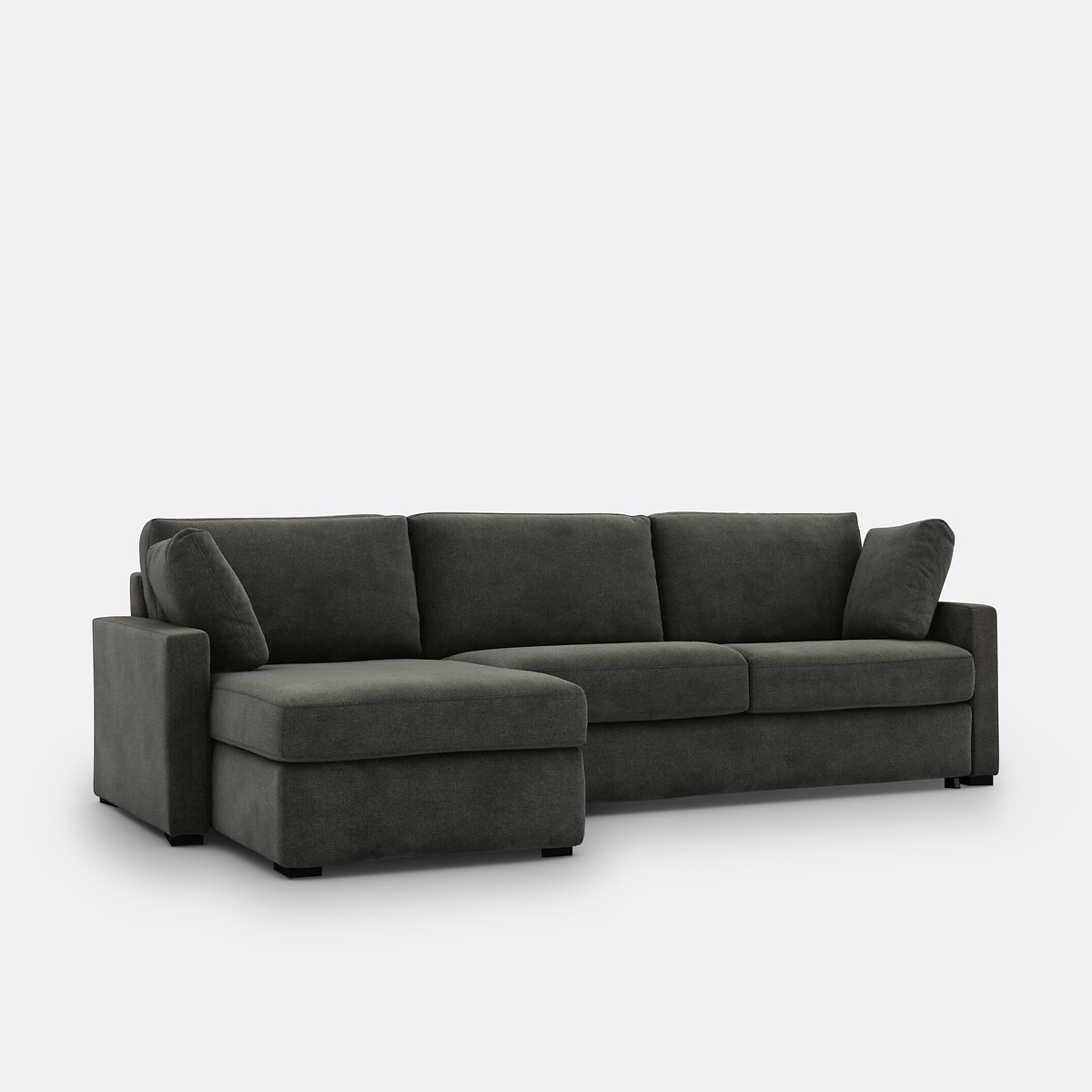 LA REDOUTE INTERIEURS<br>Sofá de canto tecido texturizado, Bultex, Timor