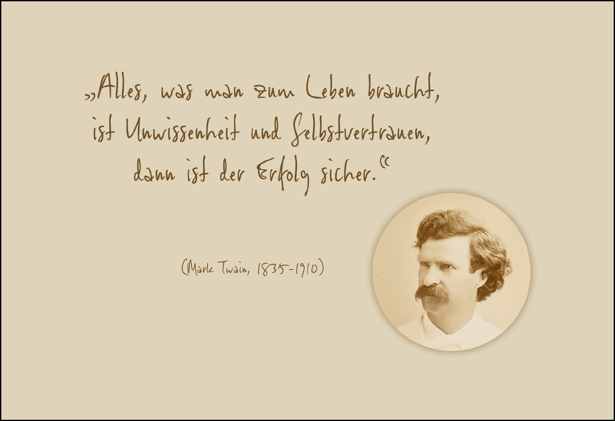 Postkarte 'Alles was man zum Leben braucht' günstig bestellen