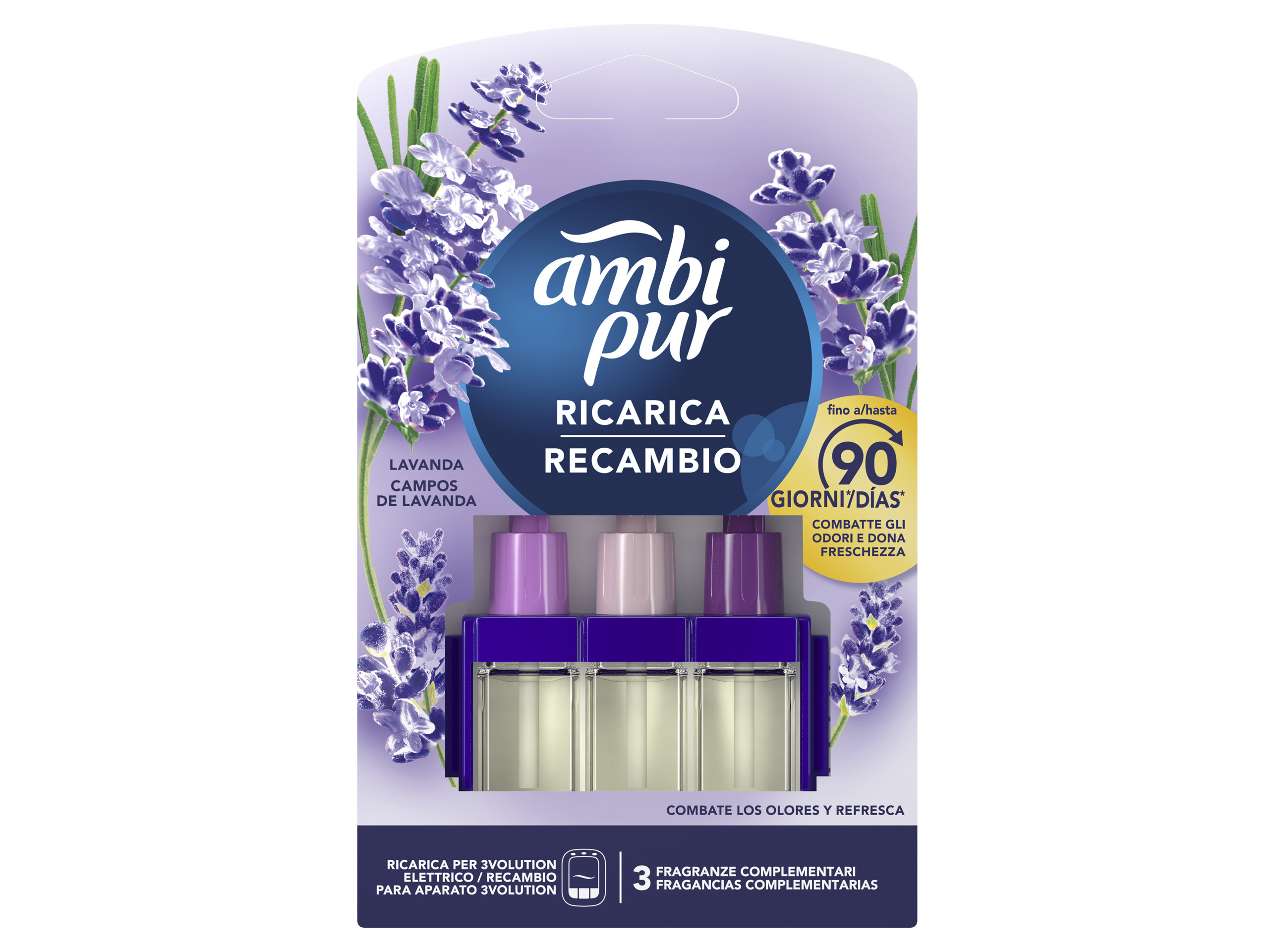 AMBIENTADOR ELECTRICO AMBIPUR RECARGA LAVANDA 20ML