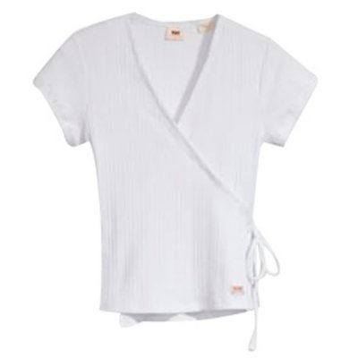 Tee-shirt à manches courtes femme Dry Goods Pointelle Wrap LEVIS