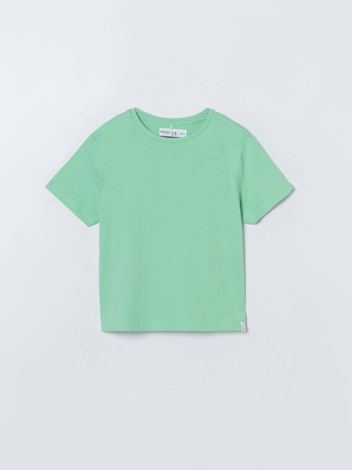 Pacote com 4 camisetas lisas de manga curta - Rosa Médio