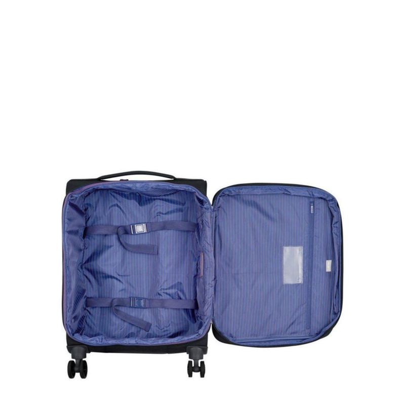 Valise cabine souple Montmartre Air 2.0 Extensible en rPET 55 cm Noir