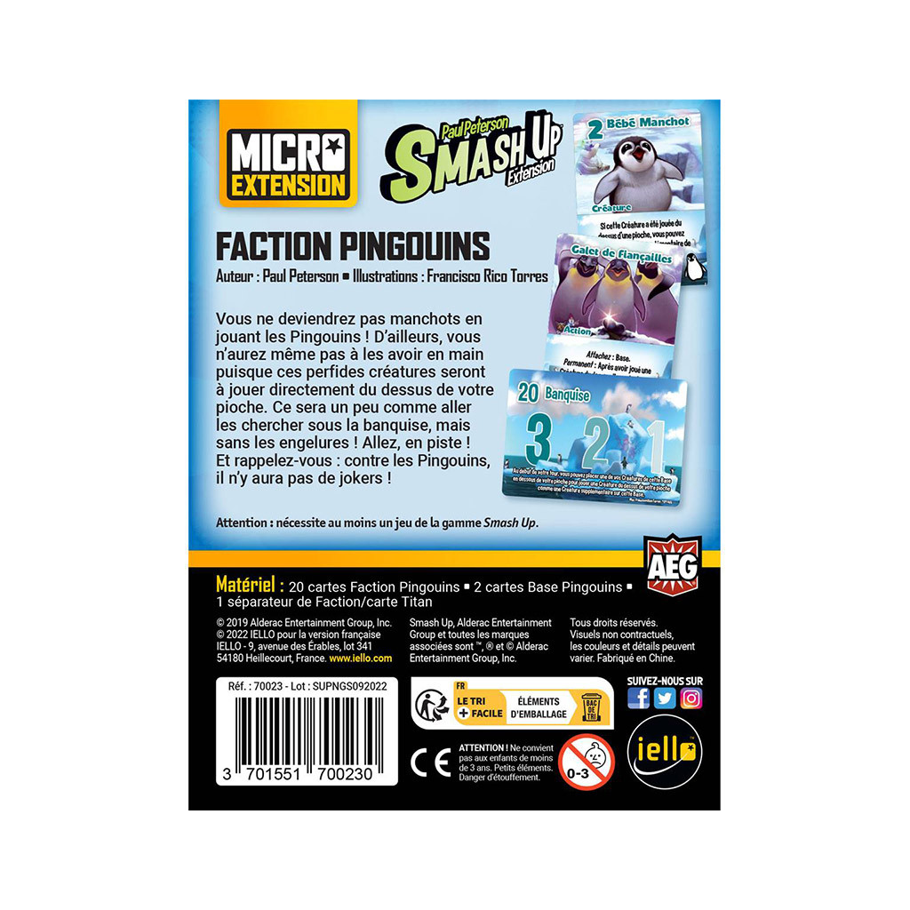Smash Up - Faction Pingouins