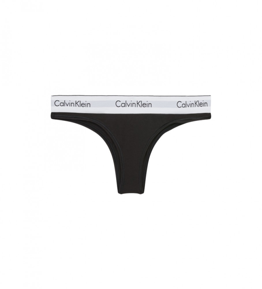 Calcinha brasileira Calvin Klein Modern Cotton, preta