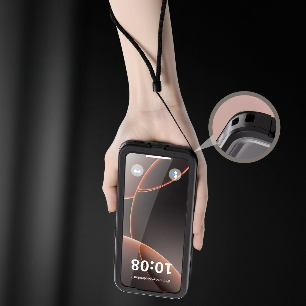 Samsung Galaxy A56 Wasserfeste Outdoor Schutz Hülle (IP68) - Schwarz