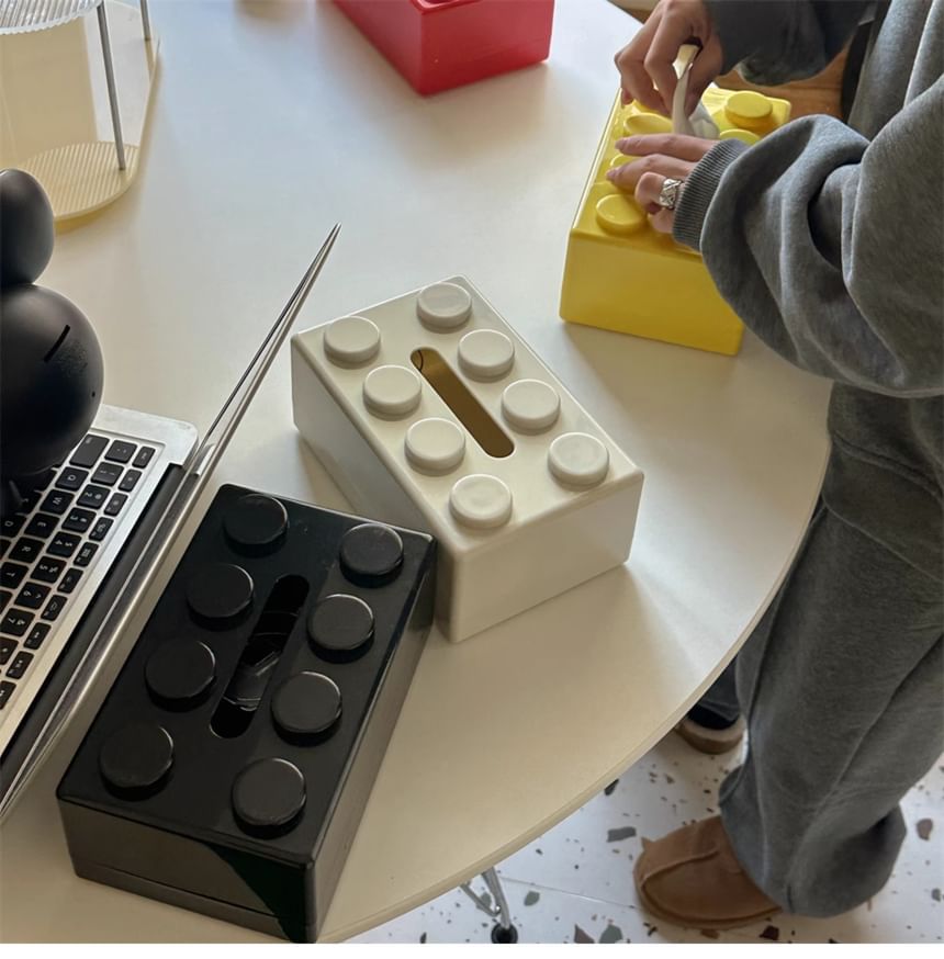 Minbrogy - Speelgoedblok Plastic Tissue Box