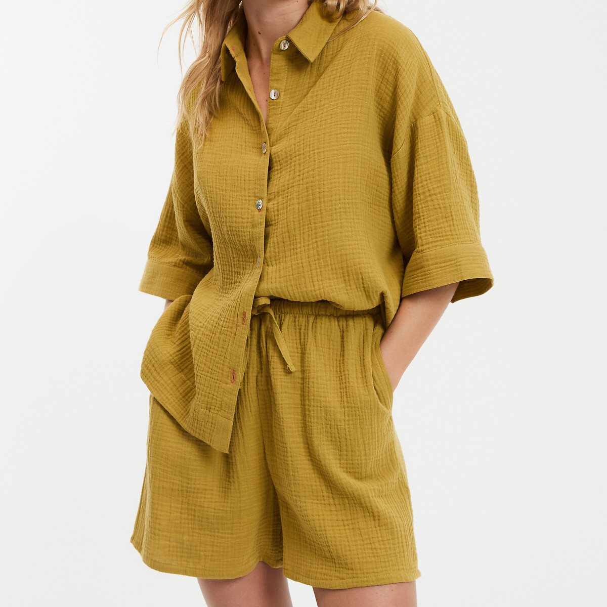 COLEÇÕES LA REDOUTE<br>Calções pijama em tetra