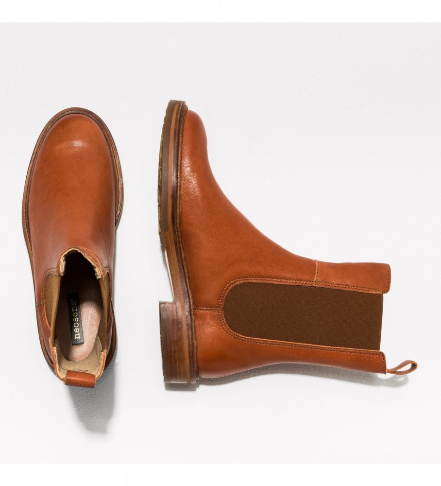 Botas de tornozelo de couro Neosens S3321 Terret marrom