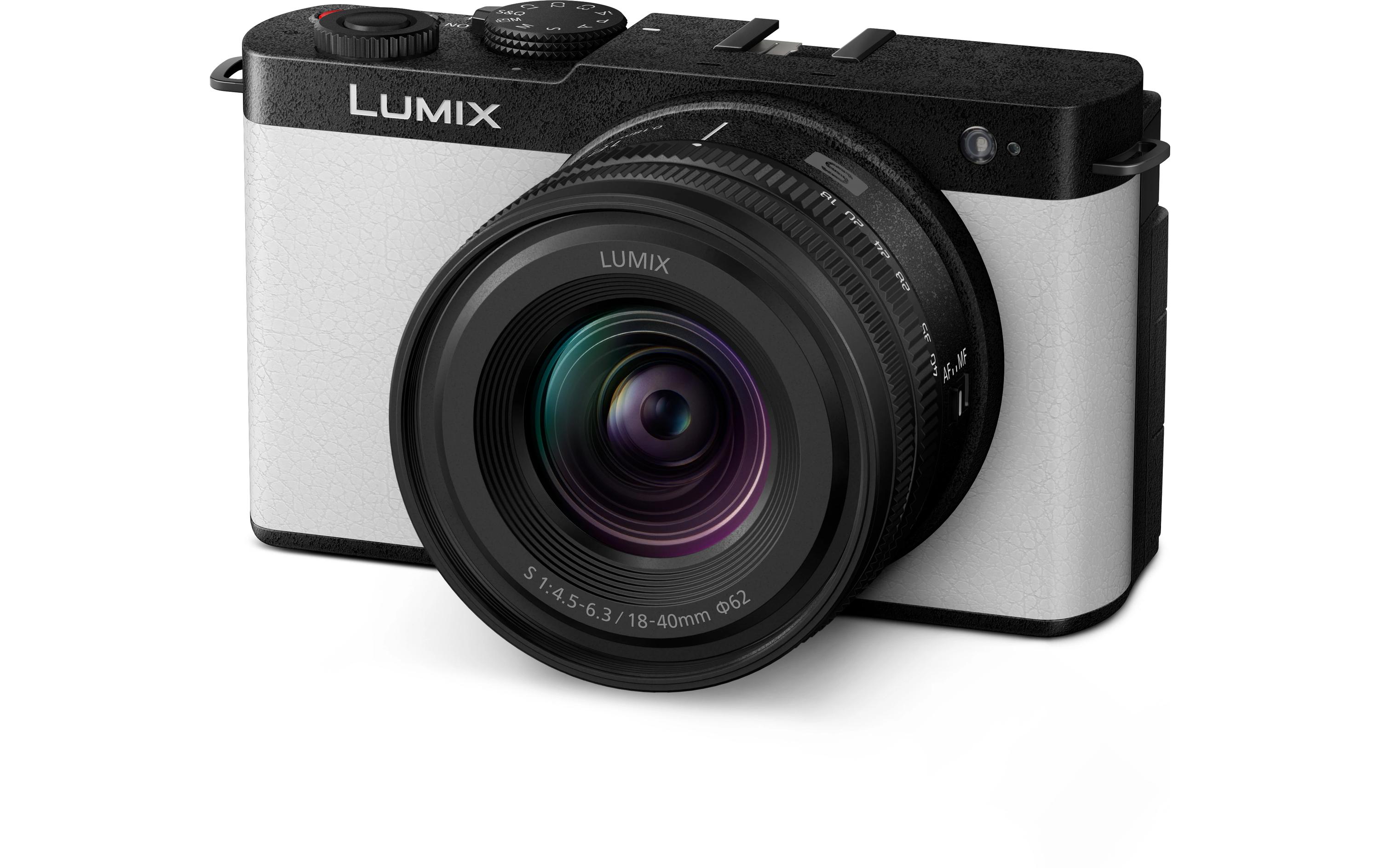 Fotokamera Lumix S9 Weiss Kit Lumix S 18-40 mm F/4.5-6.3<br>Kompakte Open-Gate spiegellose Vollformatkamera inklusive Objektiv