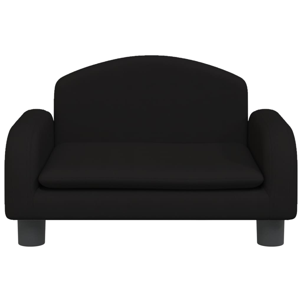 Cama para cães vidaXL em tecido preto, 50x40x30 cm