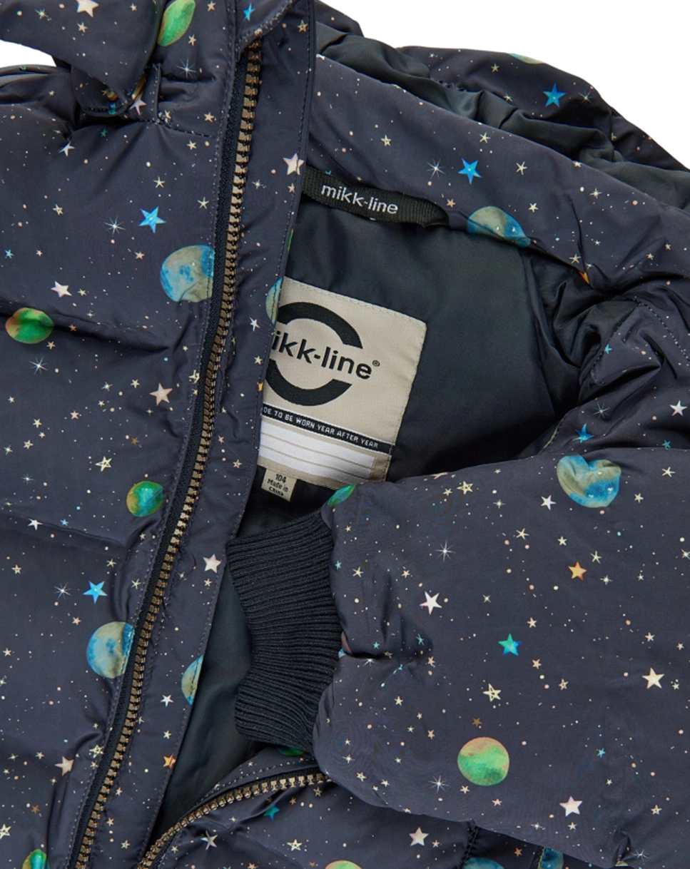 Steppjacke SPACE AOP in dark navy