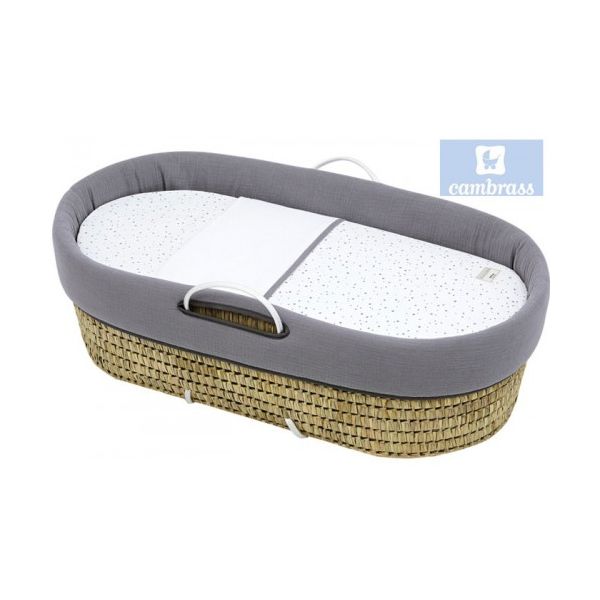 Cambrass - Cesto Acolchoado Astra Cinza 44X81CM - CB43313
