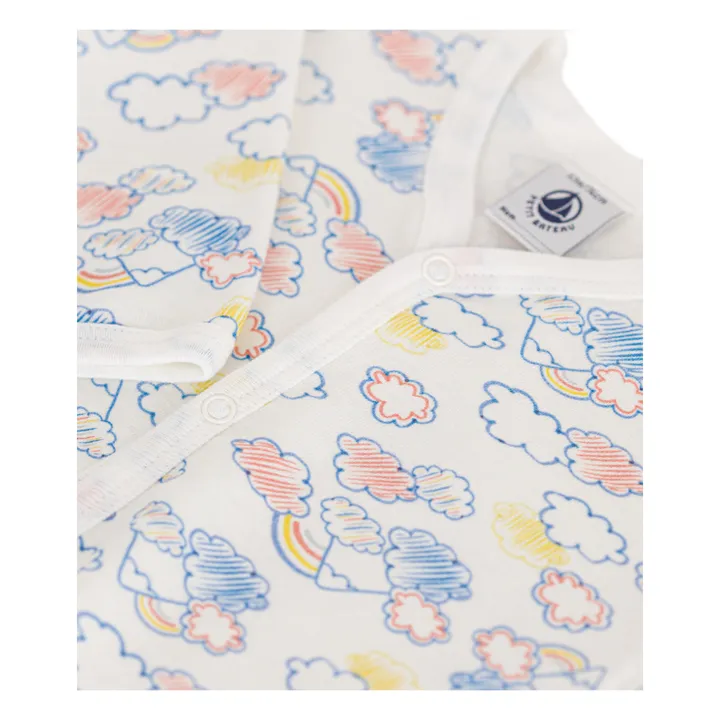 Petit Bateau Pyjama Miello Nuages | Blanc