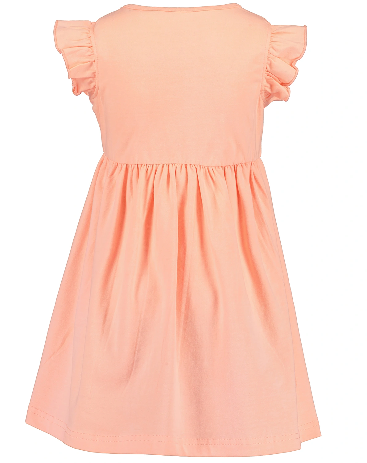 Kurzarm-Kleid SUNGLASSES mit Rüschenärmeln in orange
