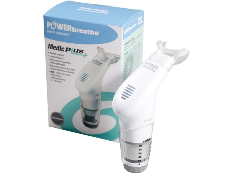 POWERbreathe Atemtrainer Medic Plus Weiss Atemtrainer