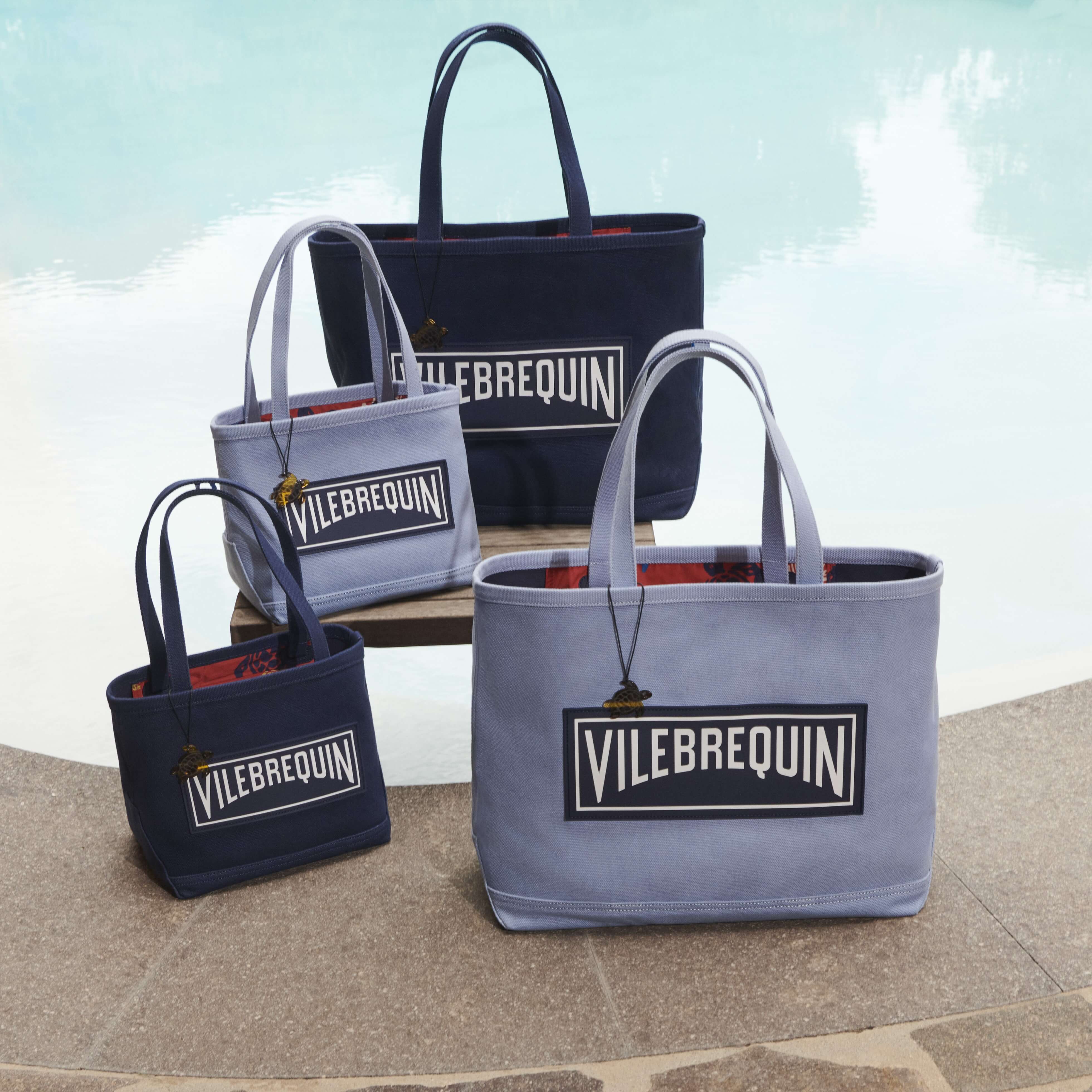 Sac de plage en toile marine uni | Site Vilebrequin | BREU3100