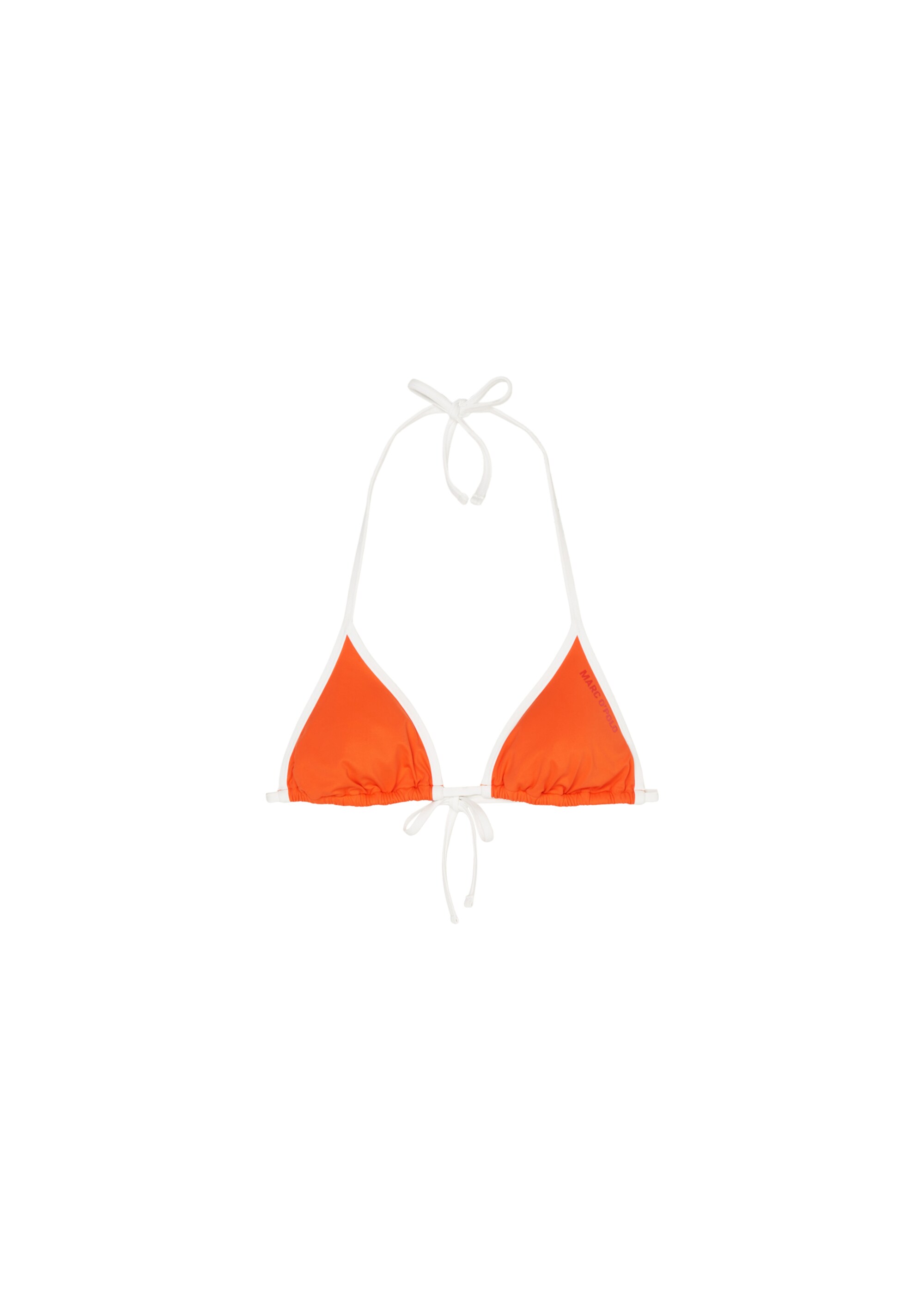 Triangle-Bikini-Top mit kontrastfarbenem Rand