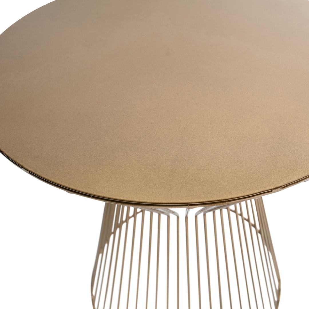 Beistelltisch SUUS Ø 35 cm goldfarbig