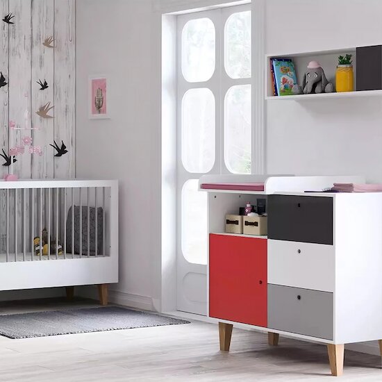 Concept Commode Junior   Rouge        de               Vox