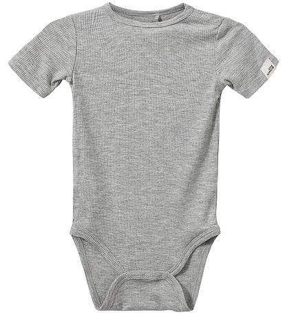 Sofie Schnoor Body k/ä - Rib - Grey Mehl