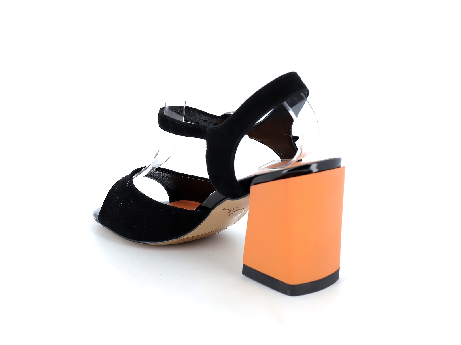 Metamorf ose-NABAISSUER Nubuck Noir Orange