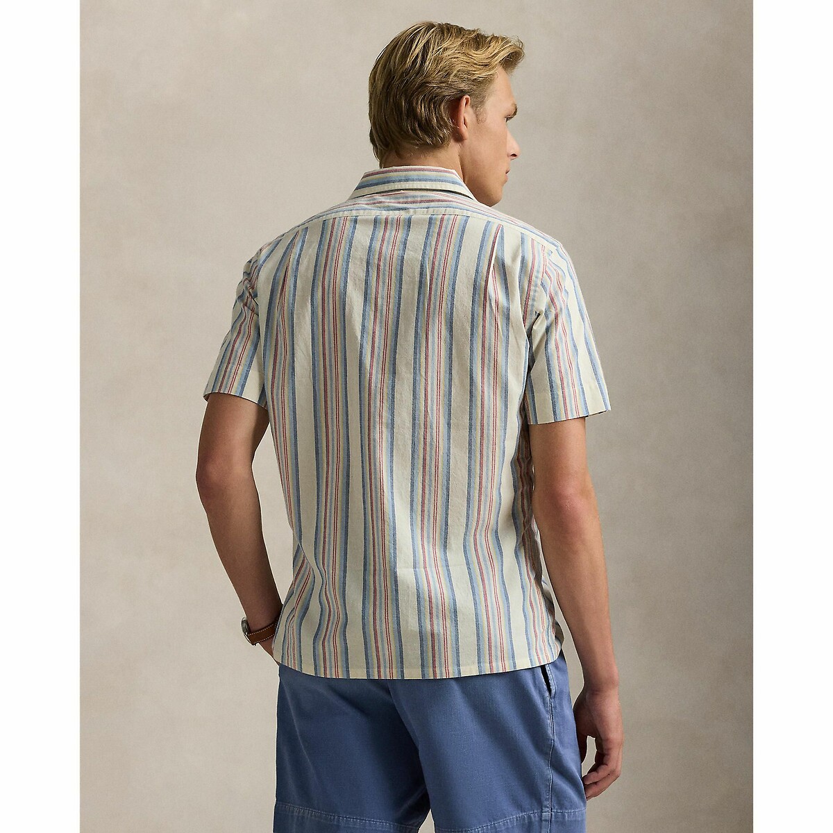Camisa listrada de chambray POLO RALPH LAUREN