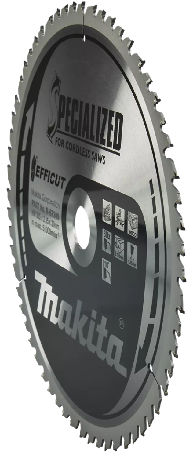 Makita B-67309 Efficut Afkortzaagblad Hout - 305x30x2,15mm 60T