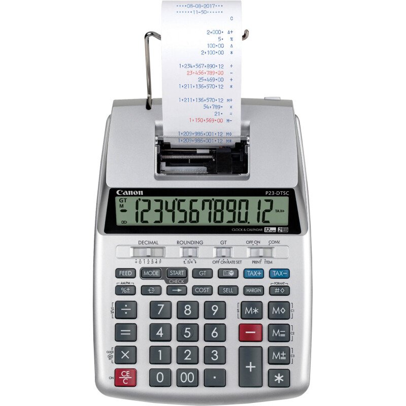Calculatrice imprimante Canon P23-DTSC - 12 chiffres