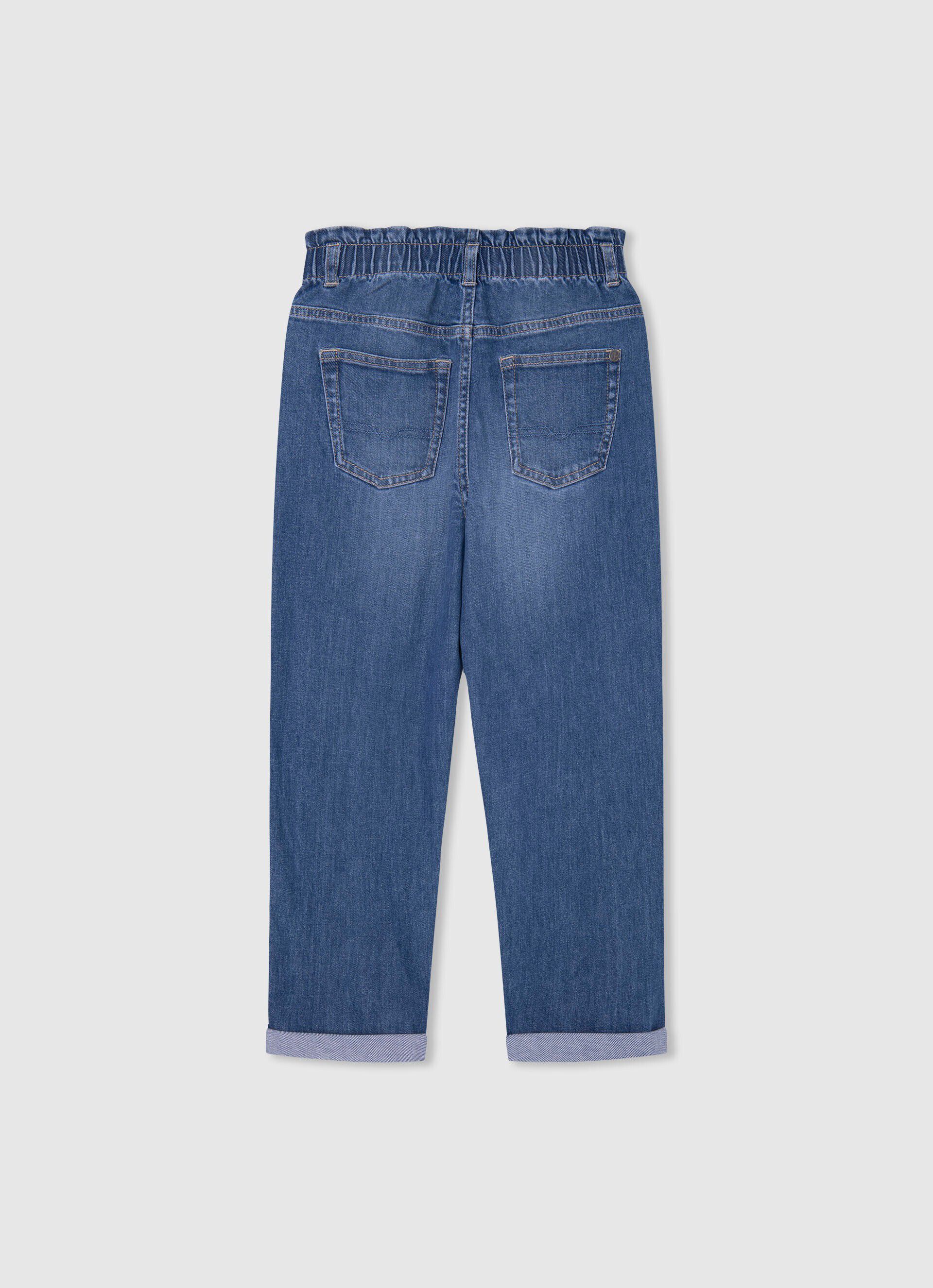 Calça jeans Reese Fit Taper Tiro Alto - jeans