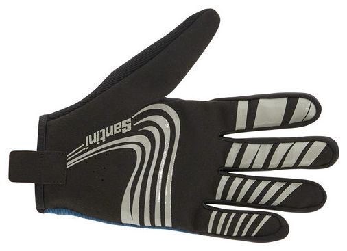 Gants Longs VTT Santini Gravel Bleu