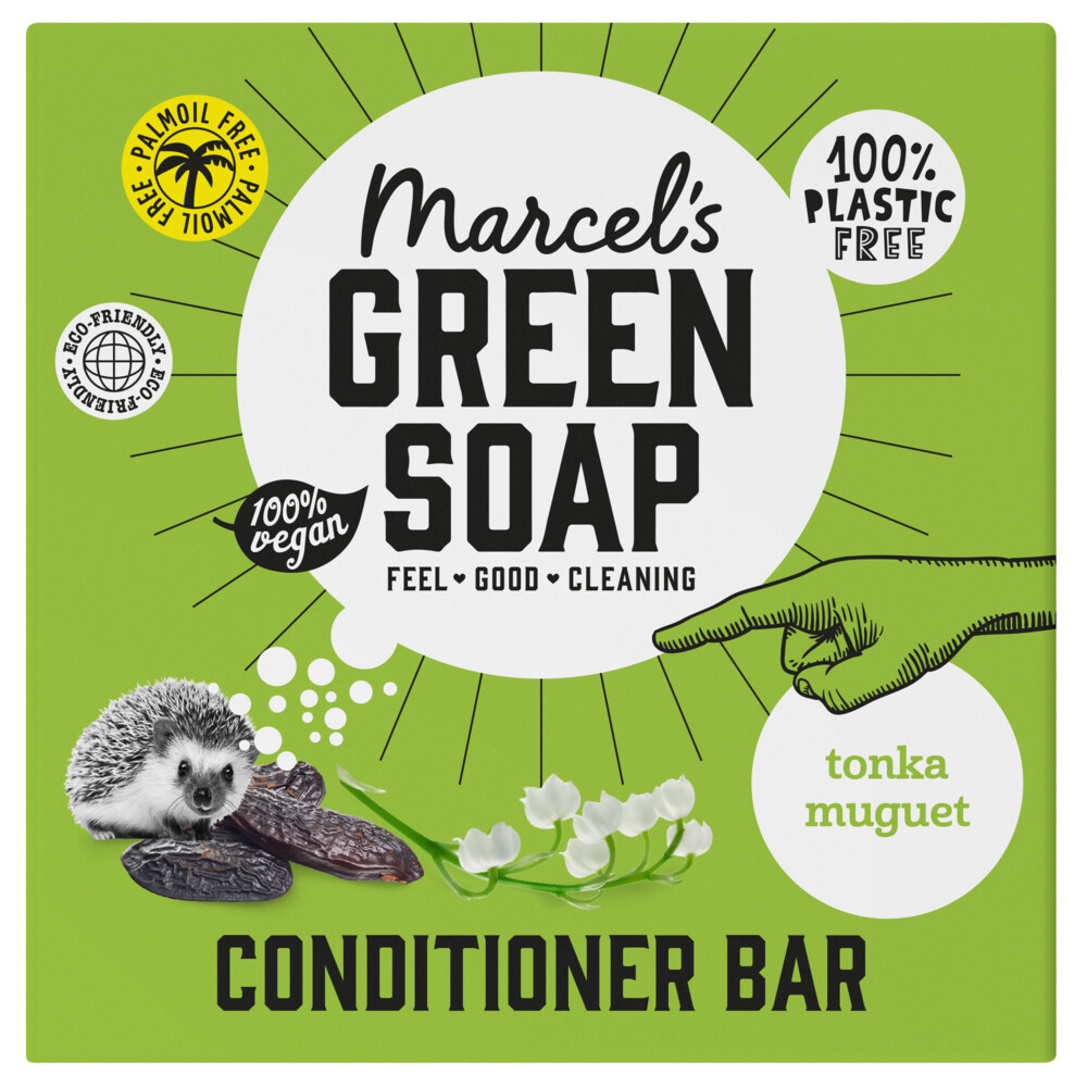 Marcel's Green Soap Conditioner Bar Tonka & Muguet60 gr