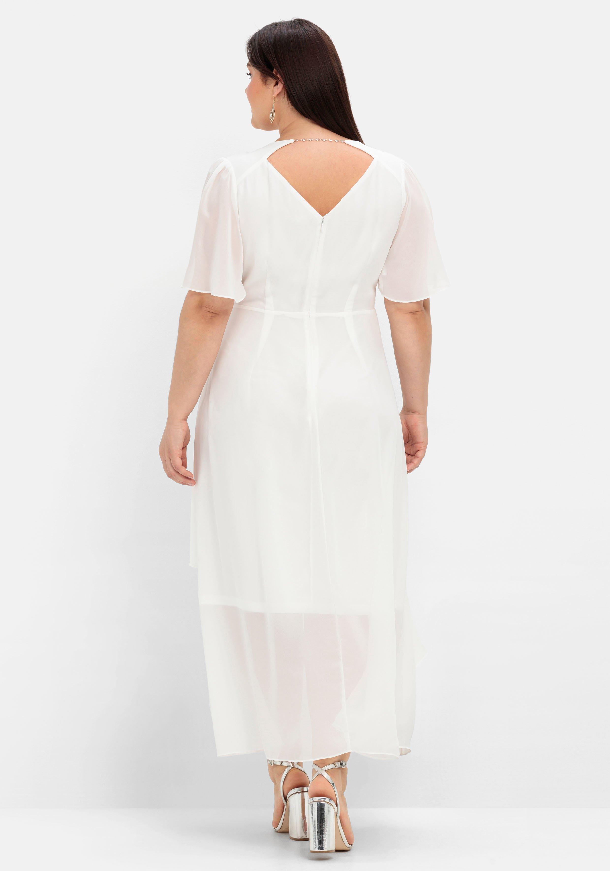 Chiffonkleid im Lagenlook, mit Unterkleid
