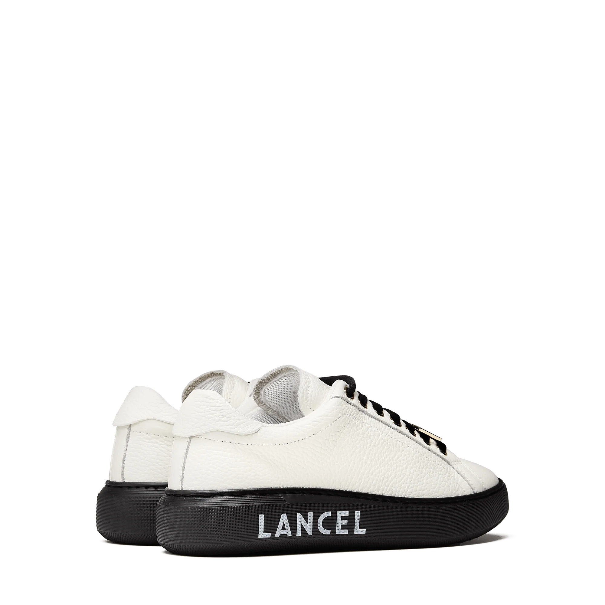 Baskets Signature de Lancel-Noir/Neige